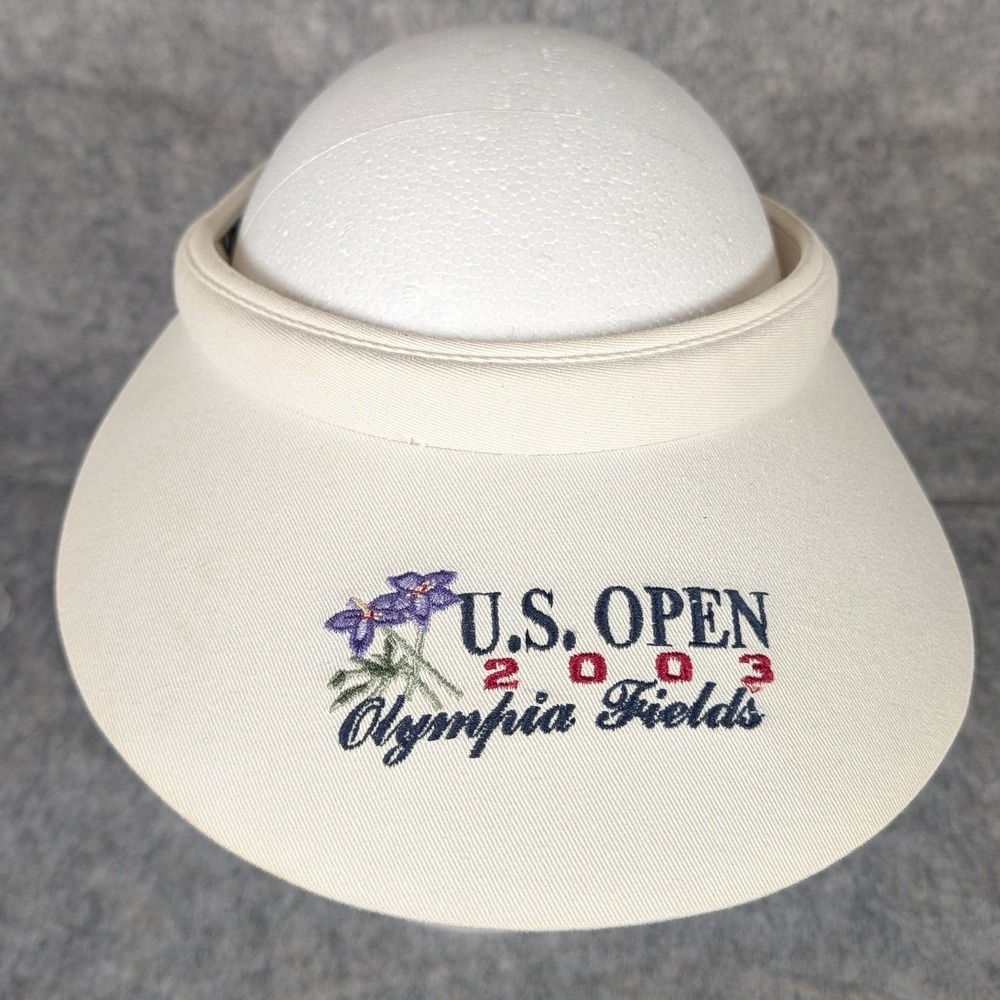 U.S. Open 2003 Olympia Fields Cream Visor